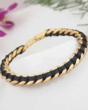 Leather Chain Bracelet