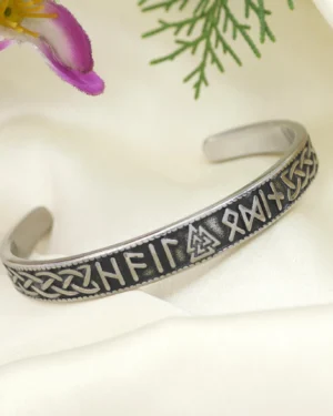 Silver Engrave Kada